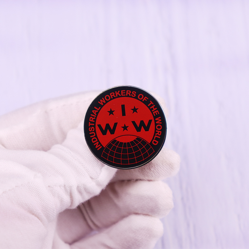 Power Tools World - Broche de Logo des travailleurs industriels