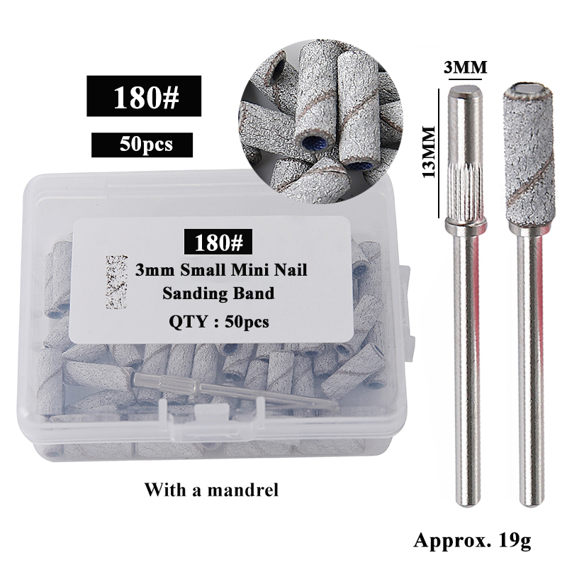 Power Tools Tool Box - Mini bandes abrasives de 3mm avec
