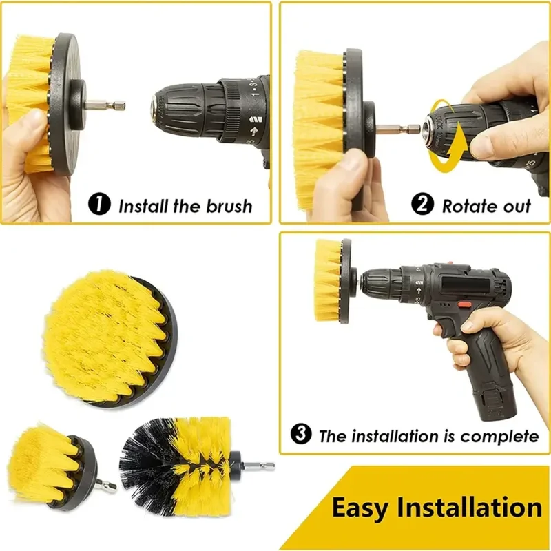 Kit de 3 brosses de nettoyage  - Power Tools Tool Box avis et prix