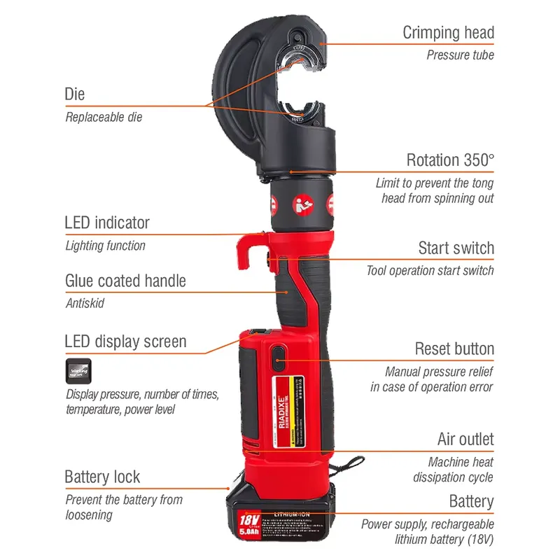 Outil de sertissage de câbles  - Power Tools Hydraulic avis et prix
